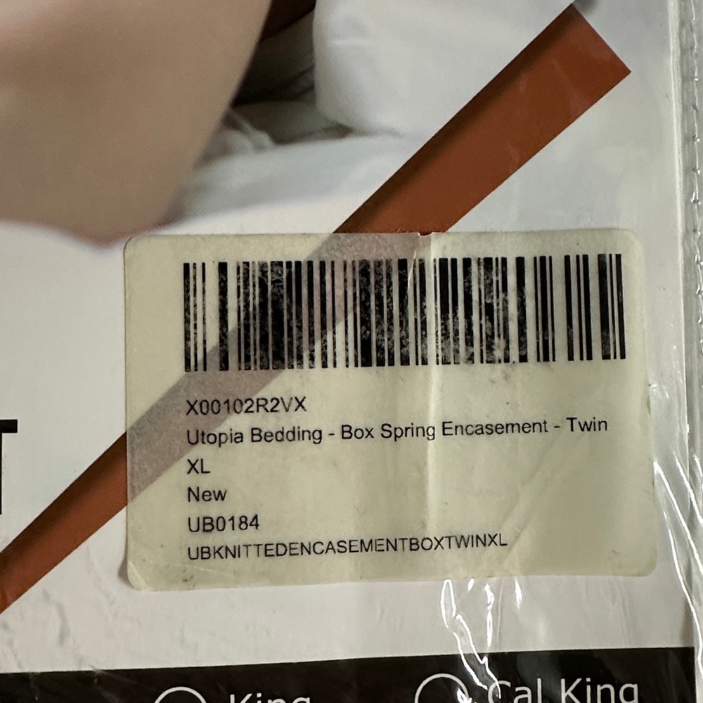 Utopia Bedding Mattress Protector Box Spring Encasement Zippered Size Twin XL - Picture 6 of 8